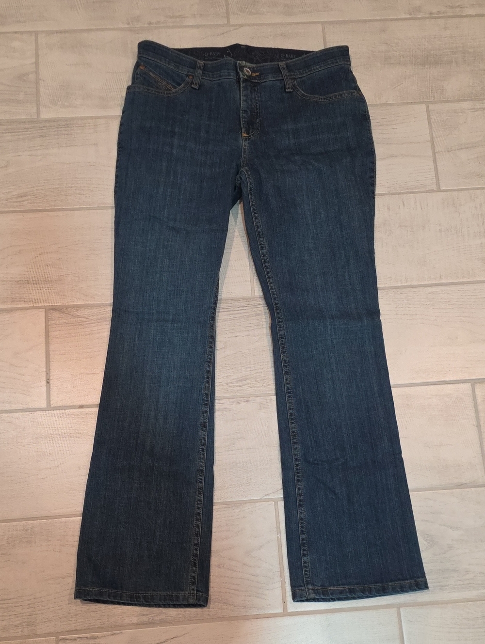 Wrangler Q Baby Junior's Size 9x32 Dark Wash Bootcut